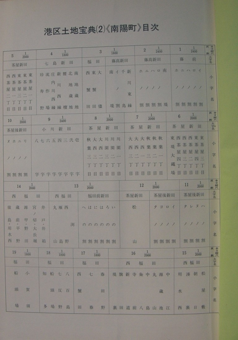 名古屋市土地宝典 土地宝典）名古屋市守山区志段味地区土地宝典 -昭和57年-(編集兼