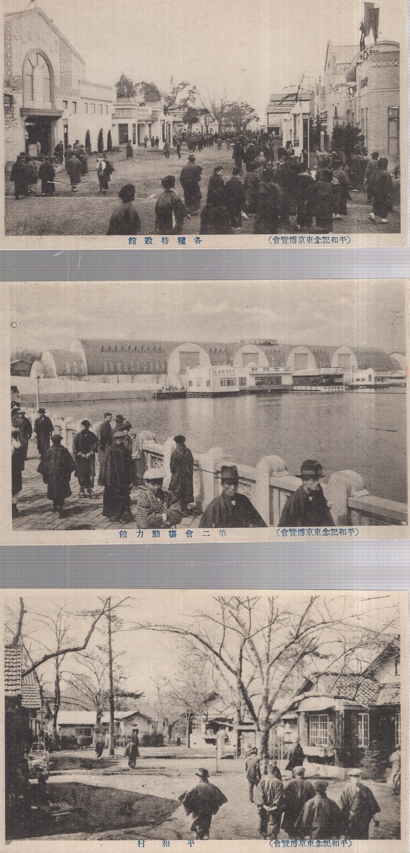 平和記念東京博覧会 （絵葉書） 袋付全16枚揃 / 古本、中古本