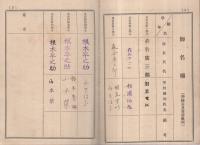 児童手牒　(愛知県宝飯郡下地尋常高等小学校　昭和2年入学)