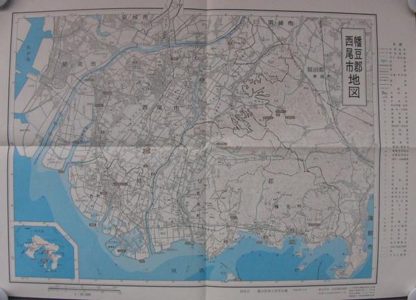 幡豆郡 西尾市地図 昭和50年3月 愛知県 西尾市 幡豆郡郷土研究会編 伊東古本店 古本 中古本 古書籍の通販は 日本の古本屋