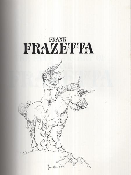 原書）THE FANTASTIC ART OF FRANK FRAZETTA （フランク