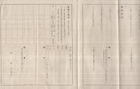 極秘　国民生活の書　昭和16年　大政翼賛会愛知県支部　（アンケート用紙・未使用）