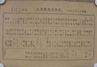 佐賀券番順番表　68枚揃　昭和11年1月～16年7月　（佐賀県）