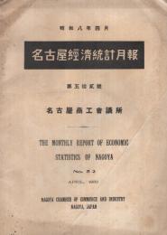 名古屋経済統計月報　52号　昭和8年4月