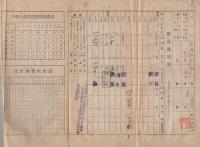 （名古屋市）　家庭用木炭購入通帳　自昭和16年4月～至昭和17年3月　2部一括