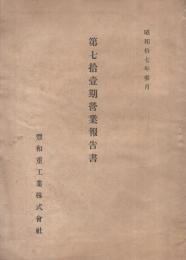 豊和重工業株式会社　第71期営業報告書　昭和17年3月　（名古屋市）