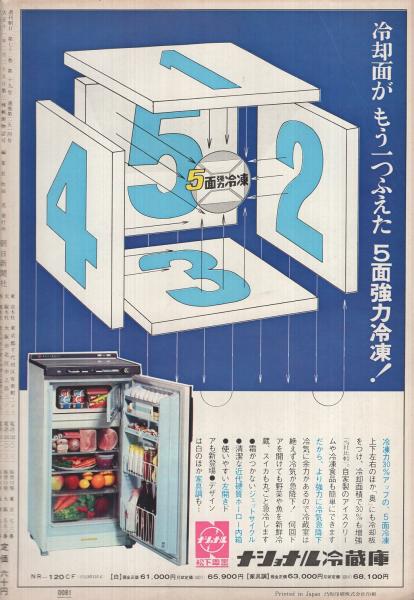 週刊朝日 昭和42年5月5日号(〈わたしの城 浅利慶太 カラー1頁