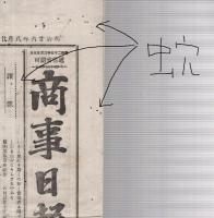 商事日報　4部一括　明治25年～27年　（東京市）