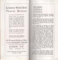 （原書）GREAT WESTERN RAILWAY of England　Handbook for Travellers from Overseas. [イギリス大西部鉄道　外国からの旅行者のためのガイドブック]