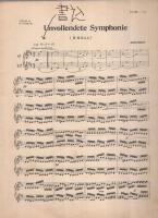 （楽譜）　未完成交響曲　第一楽章　シンフオニー・ヴァイオリン・マンドリン楽譜80