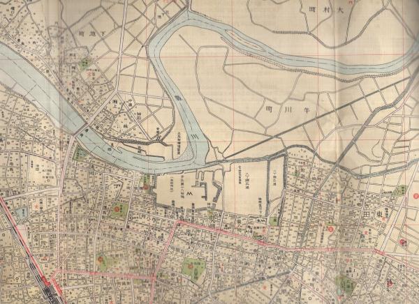 最新番地入 豊橋市街地図 / 古本、中古本、古書籍の通販は「日本の