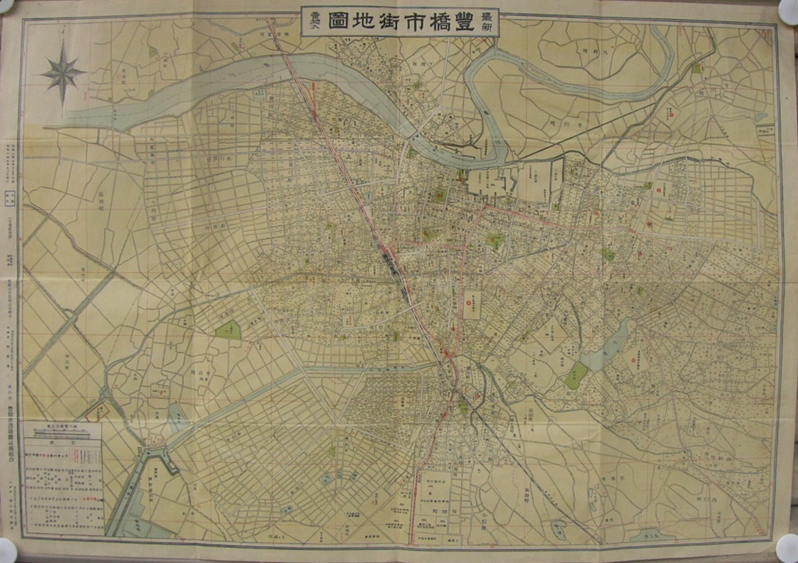 最新番地入 豊橋市街地図 / 古本、中古本、古書籍の通販は「日本の