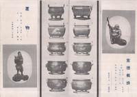 〔上野新治郎商店〕　銅器型録　（大阪市）