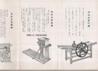 ALL KIND FARMINC MACHINES TOOFES　〔特許仲田式各種農機〕　（パンフレット・名古屋市）