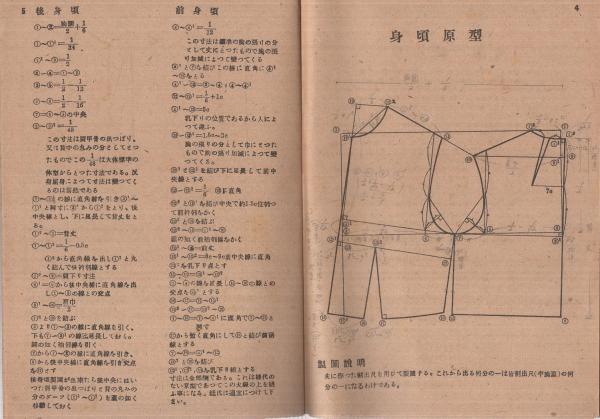 洋裁教室 1 体型製図の身頃よりブラウスへ 田中千代 伊東古本店 古本 中古本 古書籍の通販は 日本の古本屋 日本の古本屋