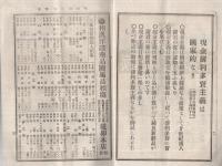 商報　和漢洋薬品及附属品相場表　附・電信暗語表　2号　明治43年11月　（乾卯本店・大阪市)