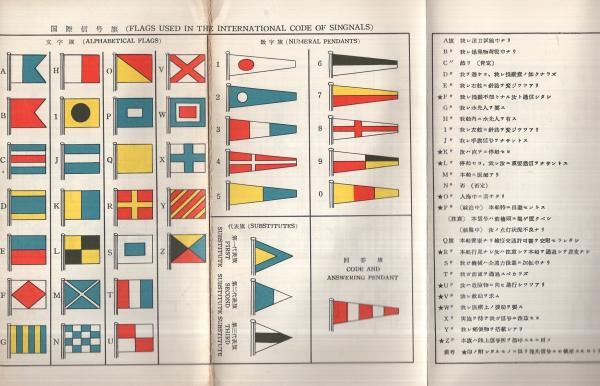 国際信号旗と手旗信号 古本 中古本 古書籍の通販は 日本の古本屋 日本の古本屋