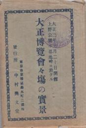 （絵葉書）　大正博覧会々場の実景　袋付12枚　（東京・大正3年3月20日開館　上野公園不忍池畔ニ於ケル）