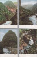 （絵葉書）　天下の神秘境　黒部峡谷　袋付8枚　（富山県）
