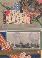 （絵葉書）　明治44年5月27日発行　日本海海戦第六週年記念葉書　袋付2枚