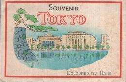 （手彩色写真）　SOUVENIR　TOKYO　（東京土産）　袋付全8枚揃