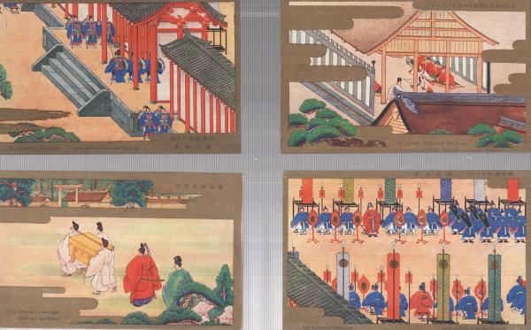 高品質 御大典絵葉書 絵葉書） 聖寿万歳 伊東 / 袋付6枚(真況謹写) 上巻 絵葉書
