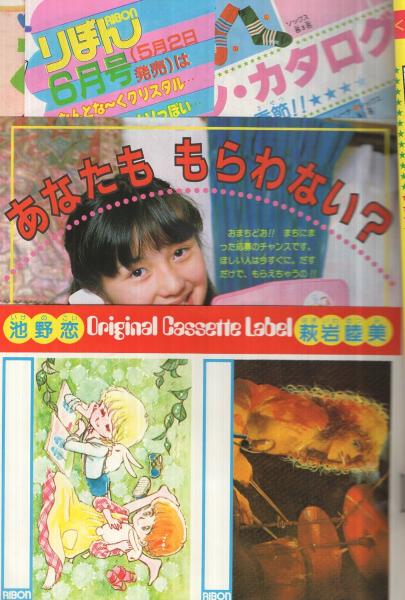 りぼん 昭和56年5月号 表紙画・太刀掛秀子(〈萩岩睦美・池野恋の