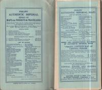 （英文）ENGLAND　AND　WALES　　PHILIPS’　AUTHENTIC　IMPERIAL　MAPS　　（イングランドとウェールズ地図）