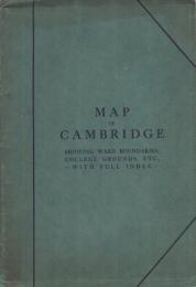 （英文)　ケンブリッジ地図　MAP OF CAMBRIDGE　（英国）