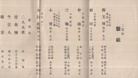 奉納　能組　大正5年10月15、16日　（催主-神都能楽会員・三重県）