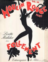 (仏語)　BAL DU MOULIN ROUGE FOLLEMENT　(ムーラン・ルージュ案内)