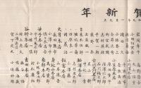 甲府区電信電話技術官駐在所　謹賀新年　昭和9年1月元旦　（山梨県）