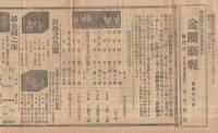 金属商報　第469号　昭和4年2月25日　（田中金網製造所・名古屋市西区）