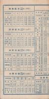 福島県管内汽車時間表　昭和7年11月20日改正