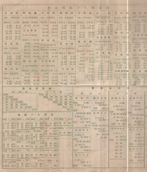 汽車 電鉄 バス時刻表 昭和25年 福島市 伊東古本店 古本 中古本 古書籍の通販は 日本の古本屋 日本の古本屋 汽車 電鉄 バス時刻表 昭和25年 福島市 伊東古本店 古本 中古本 古書籍の通販は 日本の古本屋 日本の古本屋