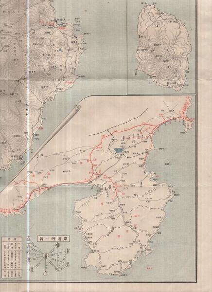 伊豆国全図 最新実測里程表入 附大島地図 静岡県 伊東古本店 古本 中古本 古書籍の通販は 日本の古本屋 日本の古本屋
