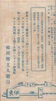 伊東名所旧蹟道案内　（鳥瞰図・静岡県)