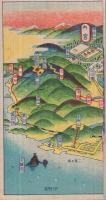 伊勢参宮　（鳥瞰図・三重県)