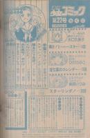 週刊少女コミック　昭和55年22号　昭和55年11月20日号　表紙画・市川みさこ