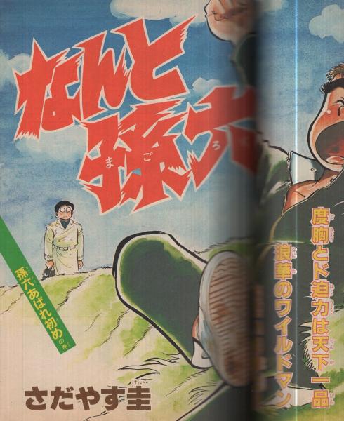 月刊少年マガジン 昭和56年3月号 表紙画・「ビバ！蘭太郎