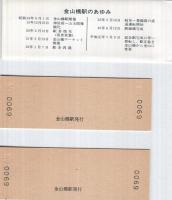 （記念乗車券）　さよなら記念入場券　平成1年7月8日　袋付2枚　（名鉄）