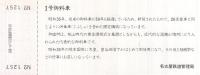 （記念乗車券）　天皇陛下御在位五十年記念　昭和51年11月　1枚　（日本国有鉄道）