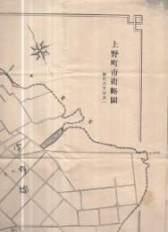 上野町市街略図　（三重県）