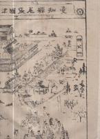 愛知県尾張国津島神社境内及朝夕祭礼略図