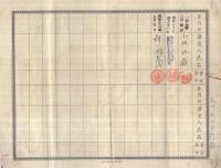 （株券）南満洲鉄道株式会社株券　拾株券　金五百円　昭和8年