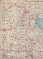 第三師団出動方面　支那地図　名古屋新聞昭和3年6月5日特別附録