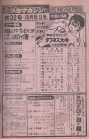 週刊少年マガジン　昭和54年32号　昭和54年8月5日号　表紙画・大和田夏希「タフネス大地」