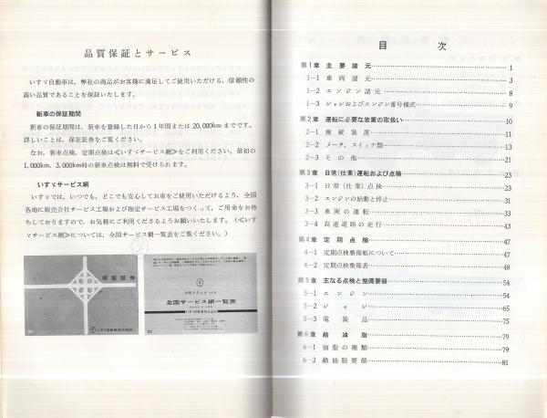 TD＆TP ディーゼルトラック取扱説明書（いすゞ自動車株式会社） / 古本 