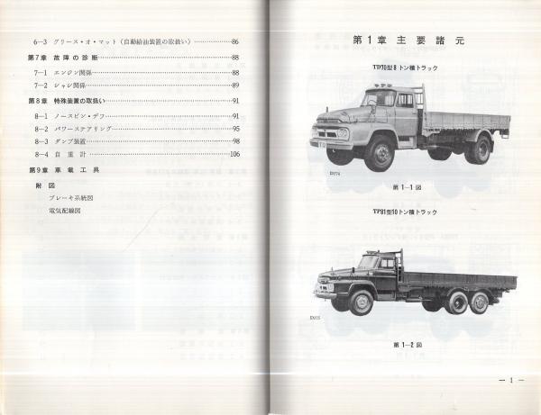 TD＆TP ディーゼルトラック取扱説明書（いすゞ自動車株式会社） / 古本 