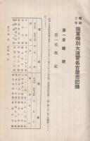 昭和2年　陸軍特別大演習名古屋市記録